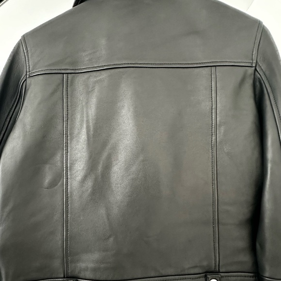 Reiss - never worn 
Inka Leather Biker Jacket - Picture 4 of 6